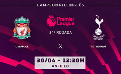 Liverpool x Tottenham pelo Campeonato Inglês 2022-23: onde