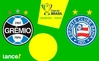 Bahia e Grêmio empatam primeiro jogo da Copa do Brasil