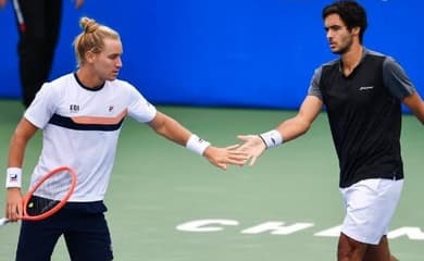 Marcelo Demoliner e Rafael Matos na final de Brasília