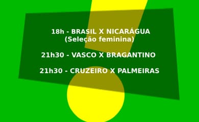 Jogos de hoje, sexta (12): Onde assistir ao vivo e horários do futebol