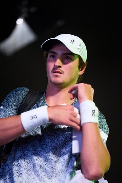 João Fonseca momentos antes de estrear no Masters 1000 de Madri (Foto: Divulgação)