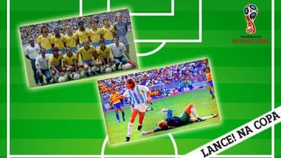 LANCE! NA COPA: Brasil enfrentou problemas e decepcionou em 86 e 90