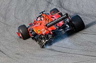 Acidente entre Ferraris: Leclerc pede desculpas; Vettel não busca culpados