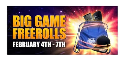 Poker Bros faz promoção com freerolls na semana do Super Bowl