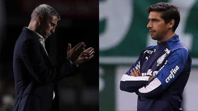 Abel Ferreira x Hernán Crespo: quem leva a melhor?