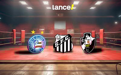 Bahia, Santos e Vasco investem pesado em reforços, mas lutam contra o rebaixamento no Brasileirão