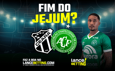 Fim do tabu? Aposte R$100 e lucre R$510 com vitória da Chapecoense sobre o Ceará na Série B