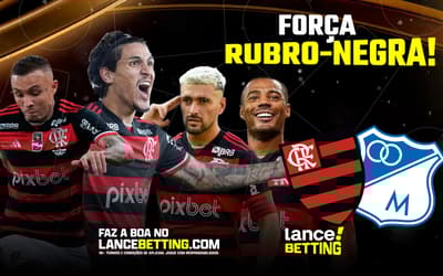 Aposte R$100 e leve mais de R$300 se o Flamengo balançar as redes mais vezes no 1º tempo pela Libertadores