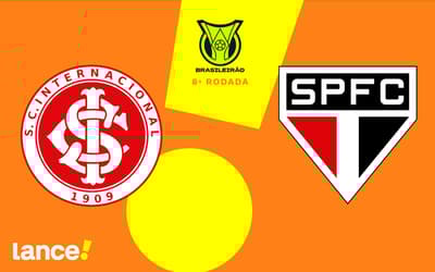 Internacional x São Paulo: onde assistir ao vivo, horário e escalações do jogo pelo Brasileirão