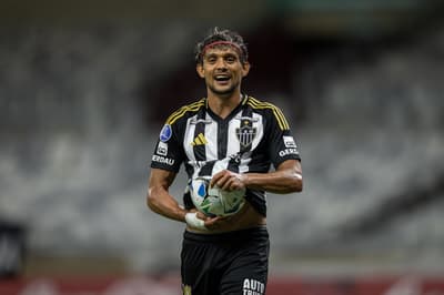 Scarpa comemora gol pelo Atlético-MG (Foto: Pedro Souza / Atlético)