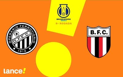 Operário-PR x Botafogo-SP: onde assistir ao vivo, horário e prováveis escalações