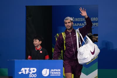 Alcaraz é campeão do ATP 500 de Tóquio; veja imagens