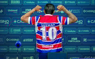 Novo camisa 10 do Fortaleza elogia Palermo durante apresentação