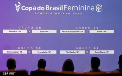 CBF divulga datas das quartas de final da Copa do Brasil Feminina