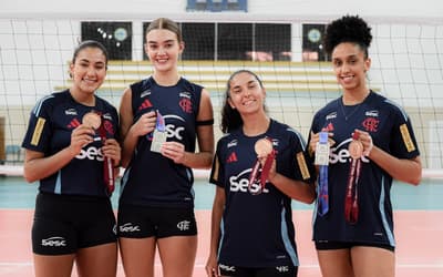 Com medalhistas, Flamengo disputa amistosos visando a Superliga de vôlei