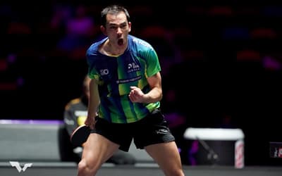 Hugo Calderano domina dinamarquês e vai à final do WTT de Macau