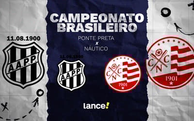 Ponte Preta x Náutico: onde assistir ao vivo, horário e prováveis escalações