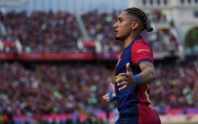Raphinha é punido pelo técnico do Barcelona antes de duelo por La Liga