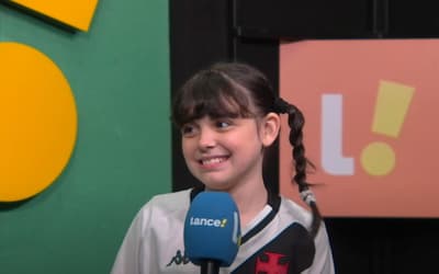 Dia das Crianças: Torcedora mirim do Vasco, Giovana explica amor pelo clube