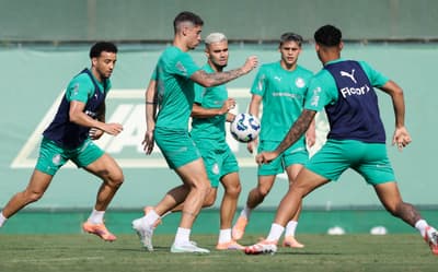 Gómez e Khellven treinam, e Palmeiras segue preparação para pegar o Flamengo; veja provável escalação