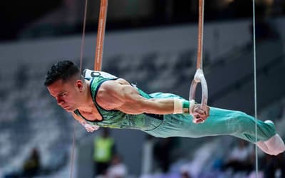 Caio Souza garante finais no Mundial de Ginástica; Diogo Soares também avança
