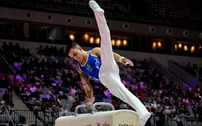 Mundial de Ginástica: Caio Souza garante top-10 no individual geral