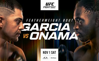 Garcia x Onama: confira card, onde assistir e horário do UFC Vegas 110