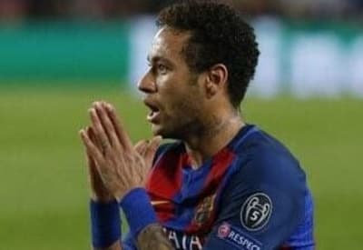 Imagens de Neymar pelo Barcelona