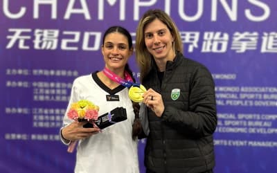 'Salto de performance': Natália Falavigna avalia ouro de sucessora no taekwondo