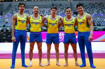 Brasileiros ficam sem pódio no Mundial de Ginástica; veja fotos!