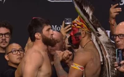 VÍDEO: última encarada antes do UFC 320 tem recado forte de Poatan
