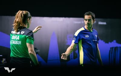 Calderano e Takahashi estão na final do Pan-Americano de tênis de mesa