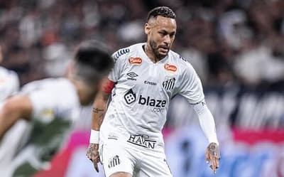 Neymar atuou em apenas um clássico pelo Santos nesta temporada
