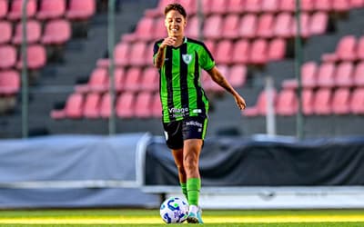 Atacante do América-MG fala sobre final do estadual contra o Cruzeiro