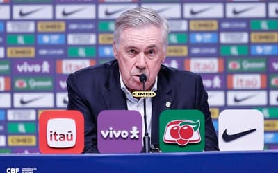 Carlo Ancelotti durante a última convocação da Seleção Brasileira. (Foto: Rafael Ribeiro/ CBF)