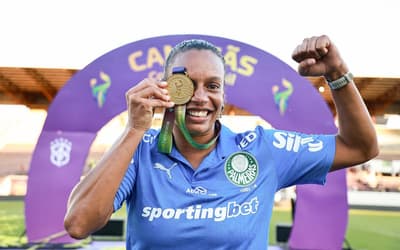 Com um mês de Palmeiras, Rosana Augusto conquista primeiro título e quer ser inspiração para mulheres negras