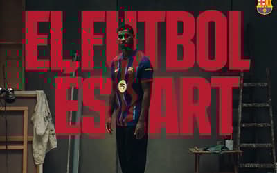 Inspirado em Ronaldinho, Barcelona lança novo uniforme para o El Clasico