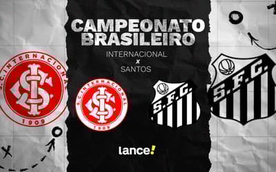 Internacional x Santos: onde assistir ao vivo, horário e escalações do jogo