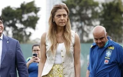 Cena de Leila Pereira, presidente do Palmeiras, viraliza: 'Imagem do feriado'
