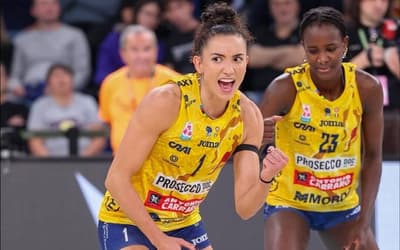 Gabi Guimarães e Rosamaria são destaque do vôlei internacional na rodada