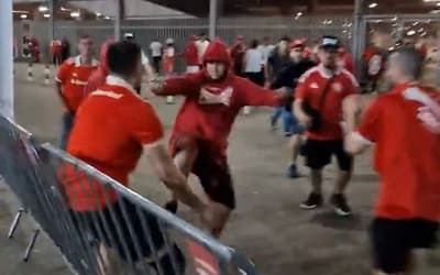 Torcedores do Internacional se envolvem em briga após jogo contra o Atlético
