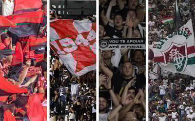 Flamengo e Vasco têm torcida maior entre público de baixa renda; Botafogo e Fluminense são inverso