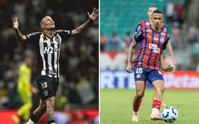 Atlético-MG x Bahia: Guilherme Arana e Luciano Juba são passado e presente da Seleção