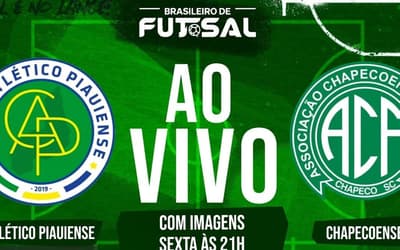 AO VIVO: Lance! transmite Atlético Piauiense e Chapecoense pelo Brasileiro de Futsal