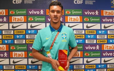 João Pedro é goleiro do Santos e da Seleção Brasileira Sub-17 (Foto: Nelson Terme/CBF)