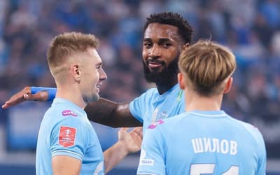 Sem Nino e com Gerson apagado, Zenit vence, mas é eliminado na Copa da Rússia