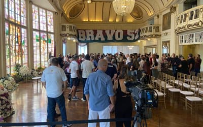 Salão Nobre das Laranjeiras no velório do Celso Barros (Foto: Lucas Borges/ Lance!)