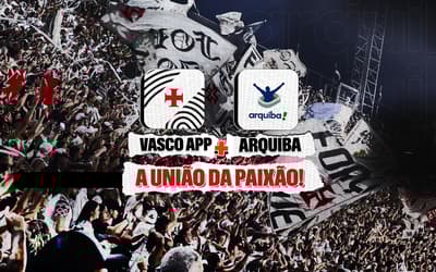 Vasco e Arquiba fecham parceria para transformar experiência dos torcedores no app