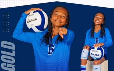 Líbero no vôlei, filha de LeBron James joga com a camisa 6 do pai; veja