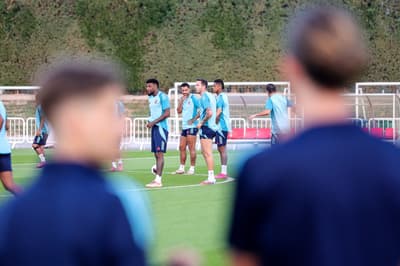 Imagens do treino do Flamengo às vésperas da estreia no Interconintental